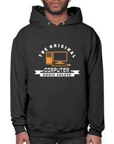 the original computer print delete 12# - computer- Hoodie