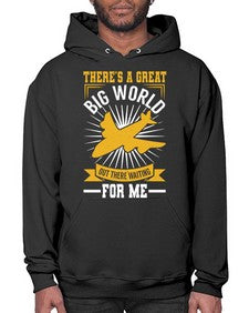 theres a geat big world waiting for me  42# - airplane- Hoodie