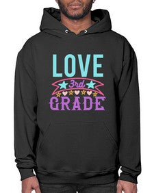 third Grade Love 968# - third grade- Hoodie