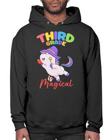 third Grade is Magical Unicorn 962# - third grade- Hoodie