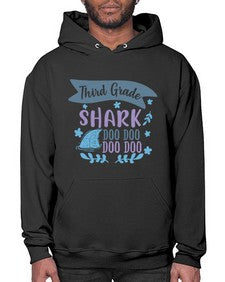 third grade shark doo doo doo doo 972# - third grade- Hoodie