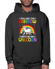 you are the rainbow to my unicorn 562# - unicorn- Hoodie