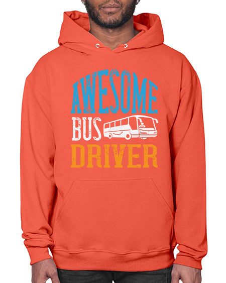 AWESOME BUS DRIVER Style 584# - Bus Driver- Hoodie