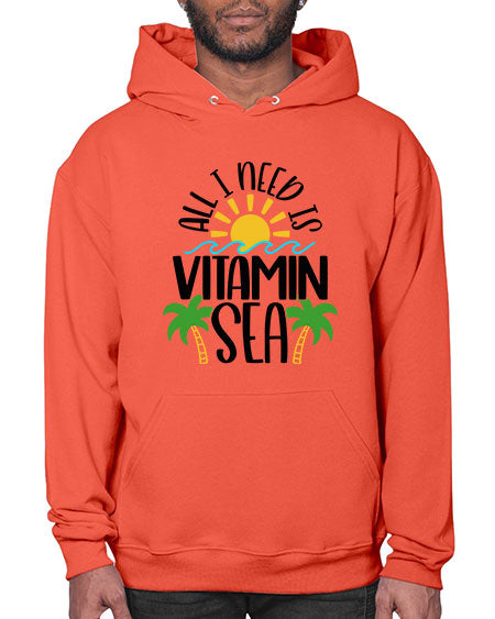 All I Need Is Vitamin Sea Style 56# - summer- Hoodie