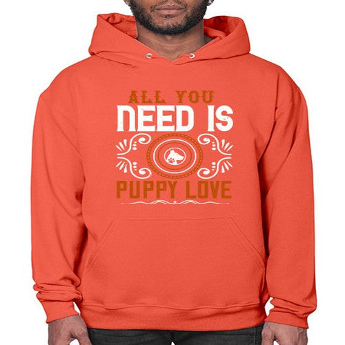 All you need is puppy love Style 155# - dogs- Hoodie