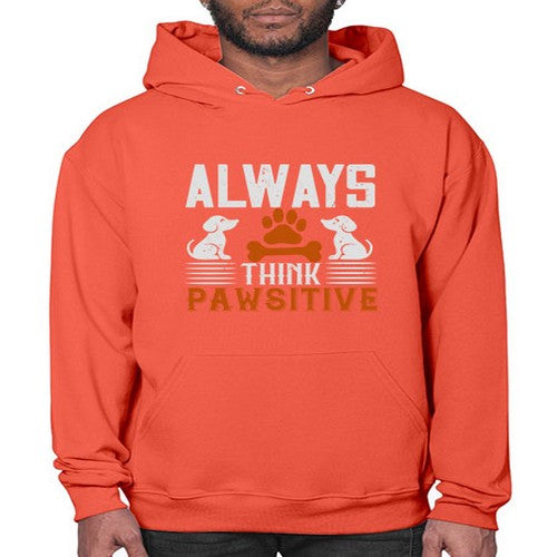 Always Think Pawsitive Style 133# - dogs- Hoodie
