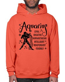 Aquarius 64# - aquarius- Hoodie