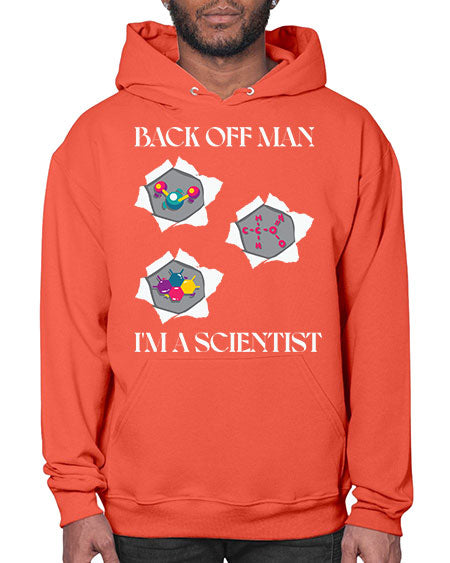 BackOffManImAScientistSkinite Scientist Skinite 289# - general science- Hoodie