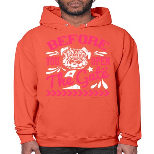 Before You Open The Gate Style 17# - dogs- Hoodie