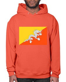 Bhutan 456# - world flags- Hoodie