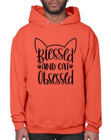 Blessed And Cat Obsessed Style 79# - cats- Hoodie