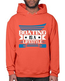 Boating is a lifestyle 52# - boats- Hoodie