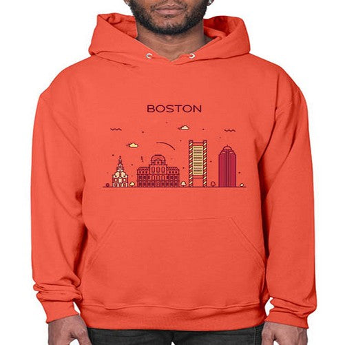 Boston 481# - cities- Hoodie
