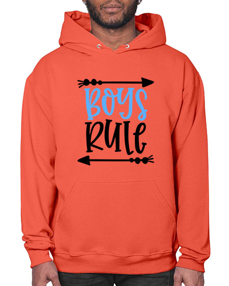 Boys Rule Style 283# - baby- Hoodie