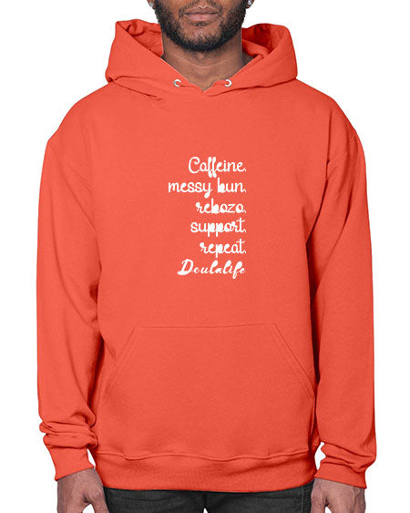 Caffeinemessybunrebozospportrepeatdoulalife645# - doubla- Hoodie