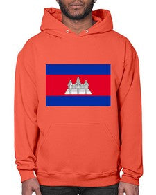 Cambodia 537# - world flags- Hoodie