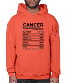 Cancer Nutrition Facts 148# - cancer- Hoodie