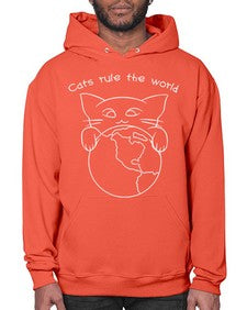 Cats Rule the World - cats- Hoodie