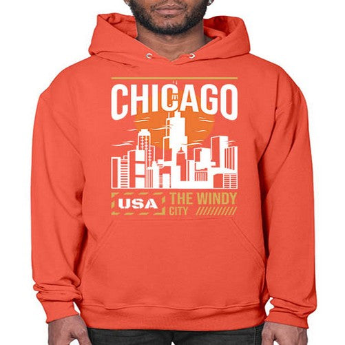 Chicago 571# - cities- Hoodie