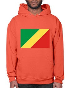 Congo Republic of the 614# - world flags- Hoodie