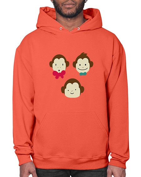 Cute_little_monkeys_5425 - monkey- Hoodie