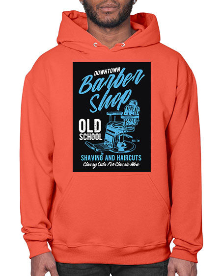 Downtown Barbershop CS729# - barber- Hoodie