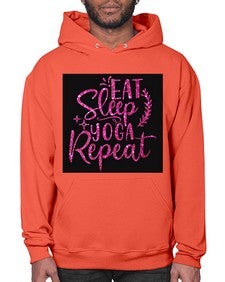 Eat Sleep Yoga Repeat  207# - yoga- Hoodie
