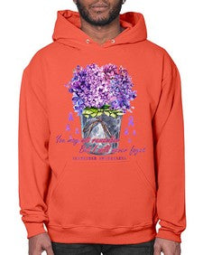 Flower Remember AlzheimerS Awareness 148# - alzheimers- Hoodie