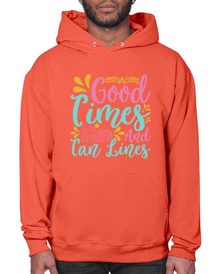 GOOD TIMES AND TAN LINES Style 65# - summer- Hoodie