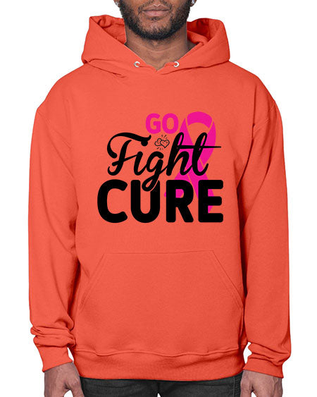 Go Fight Cure 23# - breast cancer- Hoodie