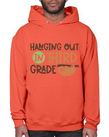 Hanging Out in Third 236# - third grade- Hoodie