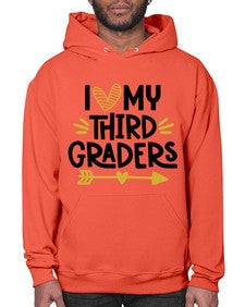 I Love My Third 368# - third grade- Hoodie