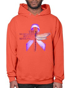 I Will Never Forge Alzheimer Awareness 179# - alzheimers- Hoodie