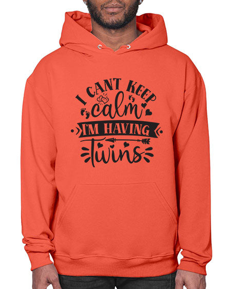 I can t keep calm I m having twins 339# - pregnancy- Hoodie