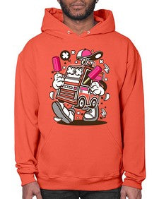 Ice Cream Truck 1173# - ice cream- Hoodie