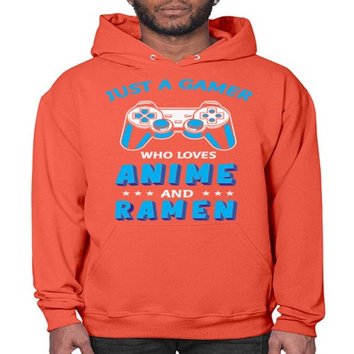 Just A Gamer Who Loves Anime and Ramen 262# - anime- Hoodie