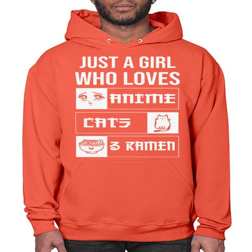 Just A Girl Who Loves 263# - anime- Hoodie