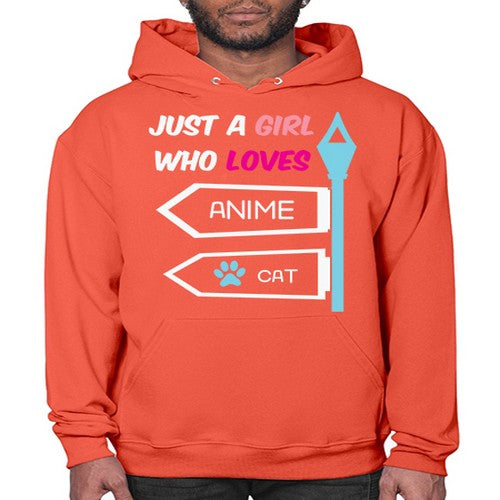 Just A Girl Who Loves Anime 264# - anime- Hoodie