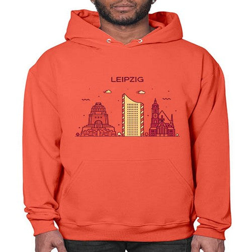 Leipzig 1128# - cities- Hoodie