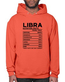 Libra Nutrition Facts 318# - libra- Hoodie