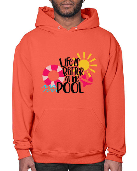 Life Is Better At The Pool Style 33# - summer- Hoodie