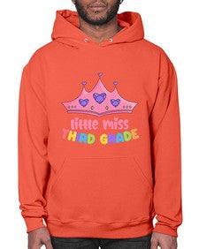 Little Miss third Grade 489# - third grade- Hoodie