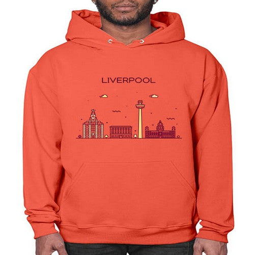 Liverpool 1153# - cities- Hoodie