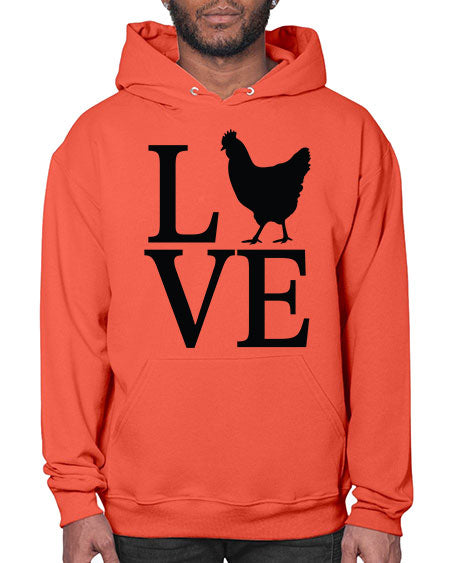 Love - chicken- Hoodie