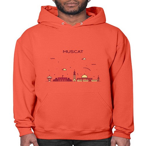 Muscat 1397# - cities- Hoodie
