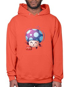 Mushroom 192# - cartoon food- Hoodie