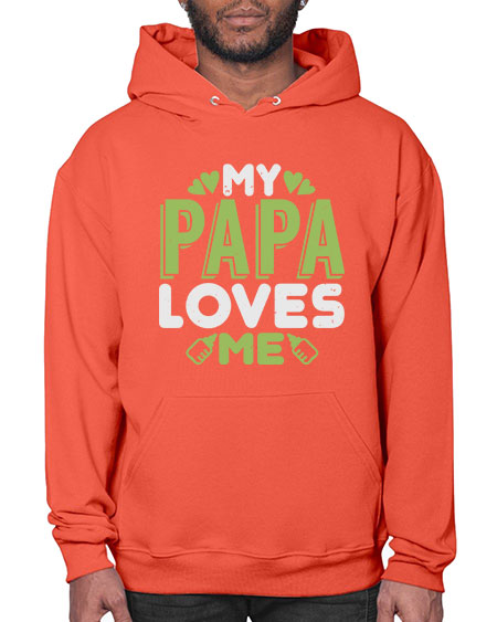My Papa Loves Me Style 159# - baby- Hoodie