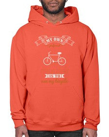 My own preferred fitness regime is to use my bicycle 2# - bicycle- Hoodie