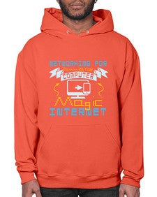 Networking for dummies your computer magic internet 22# - computer- Hoodie