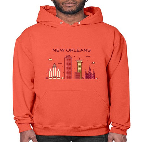 NewOrleans 1480# - cities- Hoodie